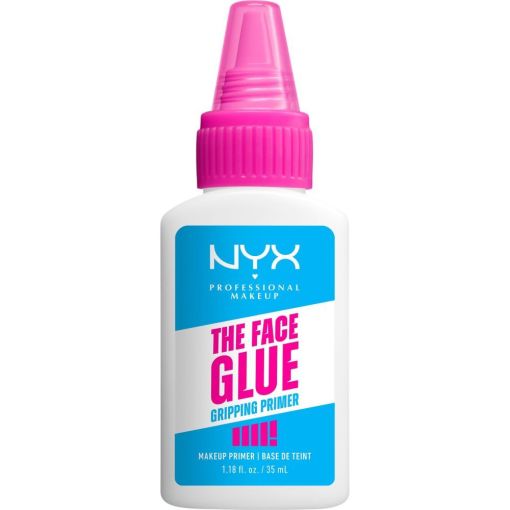 Nyx Professional Makeup The Face Glue Gripping Primer Makeup Primer Prebase de maquillaje hidratante ofrece agarre excepcional sin sensación pegajosa para maquillaje intacto 24 horas