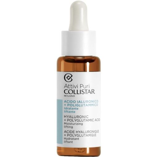 Collistar Ácido Hialurónico +  Poliglutámico Tratamiento concentrado en gotas hidrata y reduce pequeñas arrugas alisando y suavizando 30 ml