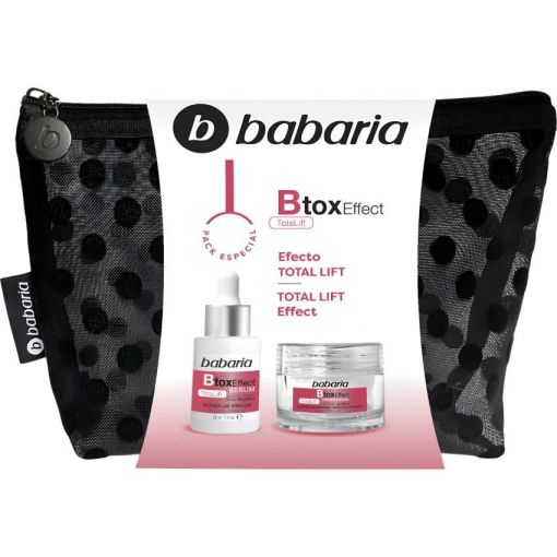 Babaria Btox Effect Efecto Neceser Pack Especial Tratamiento facial reafirmante ofrece efecto antiedad global