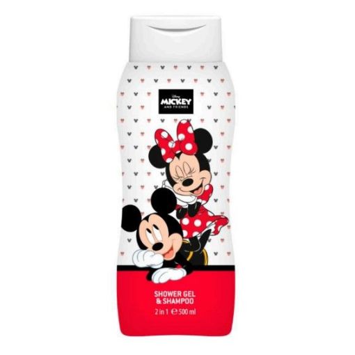 Disney Mickey & Friends Gel De Baño-Champú 2 En 1 Gel de ducha y champú respeta la hidratación natural de la piel y el cabello 500 ml