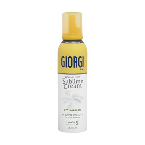 Giorgi Sublime Cream Espuma fijacion en crema nº 5 rizos definidos 150 ml