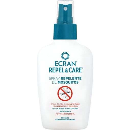 Ecran Repel & Care Spray Repelente De Mosquitos Repelente de mosquitos repara la piel tras la exposición al sol 100 ml