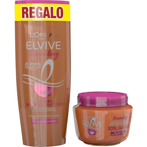 Elvive Dream Long Pack Precio Especial Set de cuidado capilar protege de roturas y puntas abiertas para cabello largo y dañado