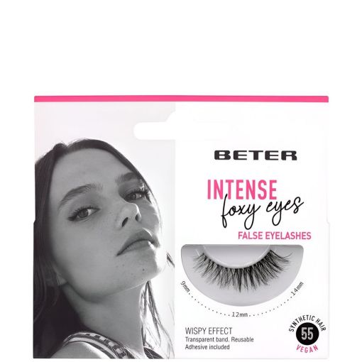 Beter Intense Foxy Eyes False Eyelashes Nº 256 Pestañas postizas reutilizables ligeras y muy fáciles de aplicar potencian la mirada para acabado natural