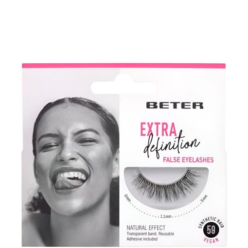 Beter Extra Definition False Eyelashes Nº 260 Pestañas postizas individuales ligeras y muy fáciles de aplicar potencian la mirada 24 uds