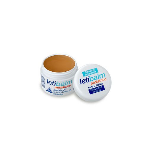 Leti Balm Pediátrico Bálsamo Reparador Nariz Y Labios 0-12 Años Bálsamo reparador hidratante cuida los labios y las partes resecas de la cara 10 ml