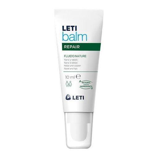 Leti Balm Repair Fluido Nature Fluido reparador protector y calmante para el cuidado de nariz y labios durante todo el año 10 ml