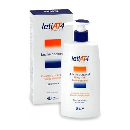 Leti At4 Leche Corporal Leche corporal nutre y protege de fácil aplicación 500 ml