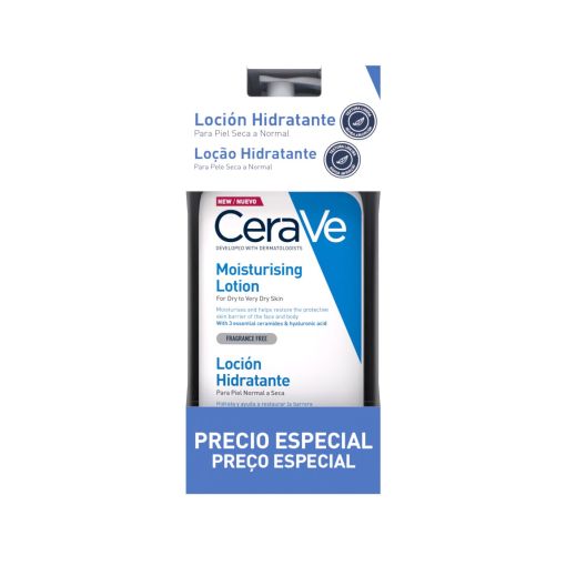 Cerave Moisturising Lotion Duplo Precio Especial Bálsamo hidratante reparador rostro y cuerpo 2x473 ml