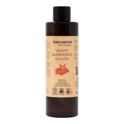 Arganour Aceite Almendras Dulces Aceite esencial de almendras dulces 100% natural 250 ml