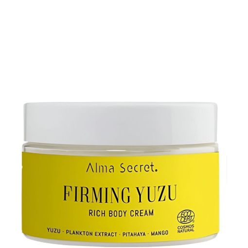 Alma Secret Firming Yuzu Rich Body Cream Crema hidratante reafirmante anticelulítica y antiestrías 250 ml