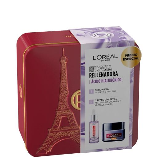 L'Oreal Revitalift Filler Estuche Tratamiento antiedad piel cuidada frente a las agresiones externas