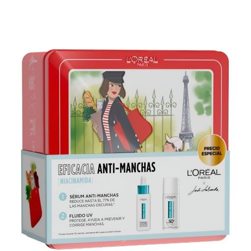 L'Oreal Bright Reveal Estuche Precio Especial Tratamiento antimanchas iluminador reduce protege y previene manchas para aspecto radiante y uniforme