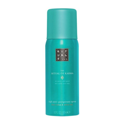 Rituals The Ritual Of Karma 24h Anti-Perspirant Spray Desodorante antitranspirable duradero perfumado con loto sagrado y té blanco 150 ml