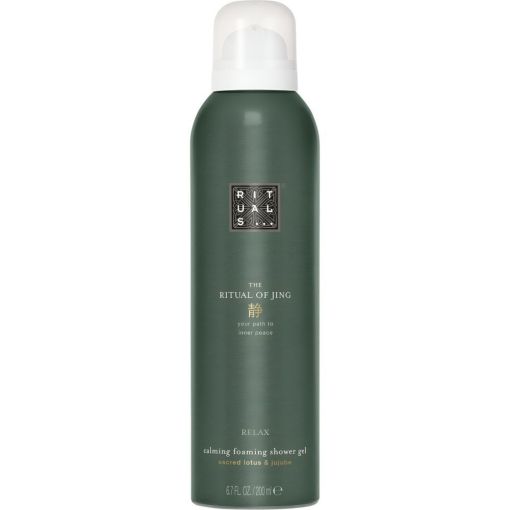 Rituals The Ritual Of Jing Calming Foaming Shower Gel Gel de ducha en espuma perfumado con fragancia floral de loto y jinjolero  200 ml