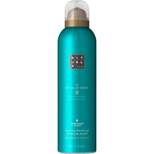 Rituals The Ritual Of Karma Foaming Shower Gel Gel de ducha en espuma perfumado con loto sagrado y té blanco 200 ml