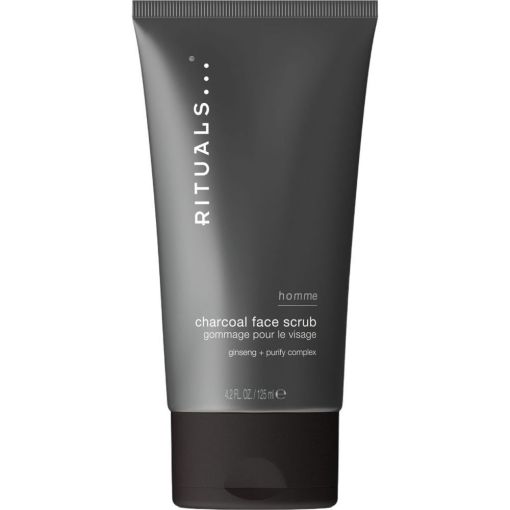 Rituals Homme Charcoal Face Scrub Exfoliante facial elimina impurezas y células de piel muerta 125 ml