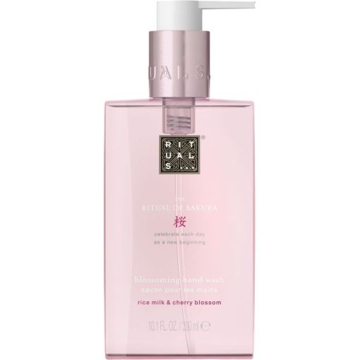 Rituals The Ritual Of Sakura Hand Wash Jabón de manos perfumado con rosa de leche de arroz orgánico y flor de cerezo 300 ml