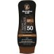 Australian Gold Instant Bronzer Lotion Sunscreen Tan And Protect Spf 50 Loción solar hidrata y protege para un bronceado natural de caramelo 237 ml