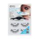 Ardell Pestañas Postizas Deluxe Pack Wispies Black Set Set de pestañas postizas con pegamento y aplicador resistente al agua perfecto para viajar 4 uds