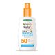 Delial Niños Sensitive Advanced Spray Protector Netlock Spf 50+ Leche solar infantil resistente al agua y no grasa enriquecida con manteca de karité 200 ml