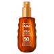 Delial Ideal Bronze Aceite Protector Spf 50 Aceite solar resistente al agua de aplicación ligera para bronceado uniforme y luminoso 150 ml