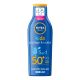 Nivea Sun Kids Protege & Cuida 5 En 1 Loción Solar Spf 50+ Leche solar corporal y facial infantil extraresistente al agua reduce el riesgo de alergias solares 200 ml