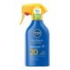 Nivea Sun Protege & Hidrata Spray Spf 20 Protector solar corporal contra quemaduras solares y el envejecimiento prematuro 48 horas 270 ml