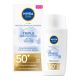 Nivea Sun Triple Protección Fluido Ultraligero Hidratante Spf 50+ Protector solar triple protección rayos uv luz azul y contaminación 50 ml