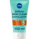 Nivea Derma Skin Clear Exfoliante Exfoliante desobstruye poros y reduce puntos negros para piel mejorada en 7 días 150 ml