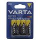 Varta Pilas Aa Super Heavy Duty Pilas r-6 1,5 v. zinc carbón 4 uds