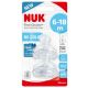 Nuk Tetina First Choice+ 6-18m Silicone Xl Tetina simula el pezón materno y se adapta a la forma de la mandíbula 2 uds