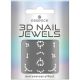 Essence 3d Nail Jewels Metaversal Effect 02 Pegatinas decorativas para uñas manicuras únicas con efectos metaversales