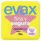 Evax Fina Y Segura Compresas alas normal 12 uds