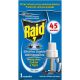 Raid Insecticida Eléctrico Líquido Antimosquitos Recambio Insecticida eléctrico líquido para mosquitos común y tigre 45 noches 30 uds