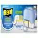 Raid Insecticida Family Eléctrico Líquido Antimosquitos 2 En 1 Insecticida eléctrico líquido mata y ahuyenta sin olor 30 noches