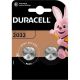 Duracell Pilas Botón De Litio Pilas de botón de litio 3v cr2032 / dl2032 2 ud