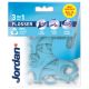 Jordan Hilo Dental 3 In 1 Flosser Hilo dental de seda para una gran limpieza bucal 36 uds