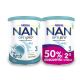 Nestle Leche De Crecimiento Nan Optipro 3 Duplo Formato Especial Leche en polvo sin aceite de palma bebé fuerte y sano a partir de 12 meses 2x800 gr