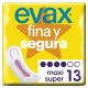 Evax Compresas Fina Y Segura Maxi Super Compresas super absorbentes para los días de flujo normal del periodo 13 uds