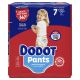 Dodot Pants Pañal-Braguita +17 Kg Talla 7 Pants antifugas ultraabsorbente con cintura elástica y ajuste 350º  hasta 12 horas de protección 23 uds