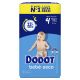 Dodot Pañales Bebé-Seco 9-14 Kg Talla 4 Pañal suave antifugas y ajuste cómodo hasta 12 horas de protección 58 uds