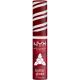 Nyx Professional Makeup Butter Gloss Christmas Edición Limitada Navidad Brillo de labios no pegajoso ofrece color vibrante y acabado luminoso para darle un toque festivo a tu look