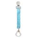 Chicco  Clip chupete fashion azul