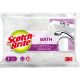 Scotch Brite Estropajo Bath Pad Estropajo de fibra fácil limpieza de superficies de baño delicadas