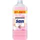 San Suavizante Talco Rosa Formato Especial Suavizante concentrado ofrece gran limpieza con fragancia de esencias florales 82 lavados 1804 ml