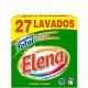 Elena Detergente Limpieza Total Blancos Y Colores Detergente en polvo proporciona limpieza total eficaz en agua fría y ciclos cortos 27 lavados 1350 gr