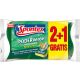 Spontex Estropajo Poderverde Formato Especial Estropajo multiusos con esponja repele la grasa para que se mantenga más limpio y eficaz 3 uds