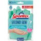 Spontex Segunda Piel T-M Guantes sintéticos de nitrilo (sin látex) manos cuidadas tacto perfecto 2 uds