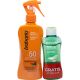 Babaria Spray Protector Spf 50+After Sun Gratis Pack regalo de protección solar resistente al agua protege e hidrata antes y después del sol